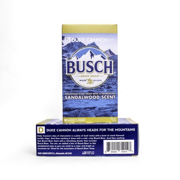 Duke Cannon Big Ass Brick of Busch Beer Soap (2 Bars) - Picture 3 of 5